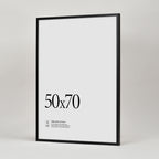 Wooden frame Black