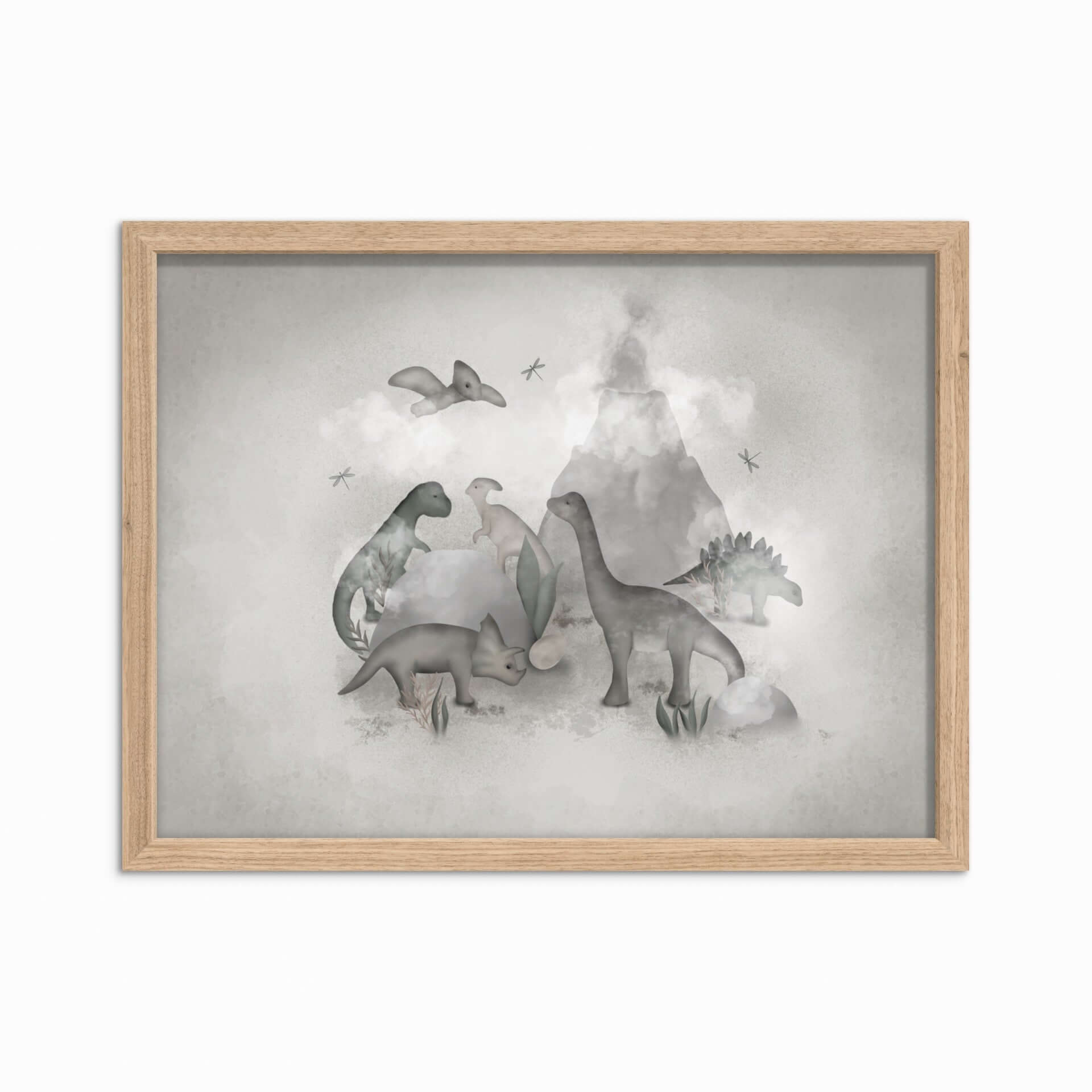 Dinosaurier tavla poster bild