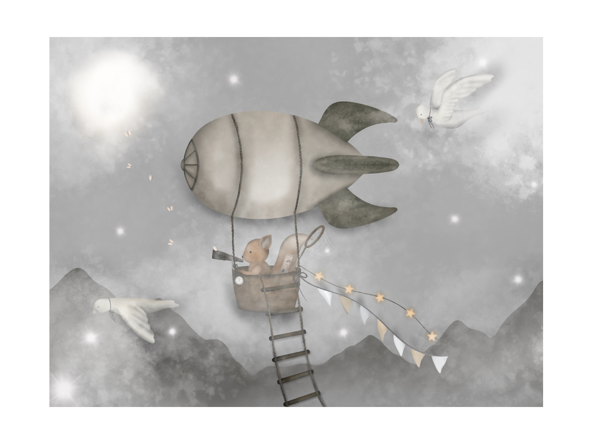 The rocket balloon